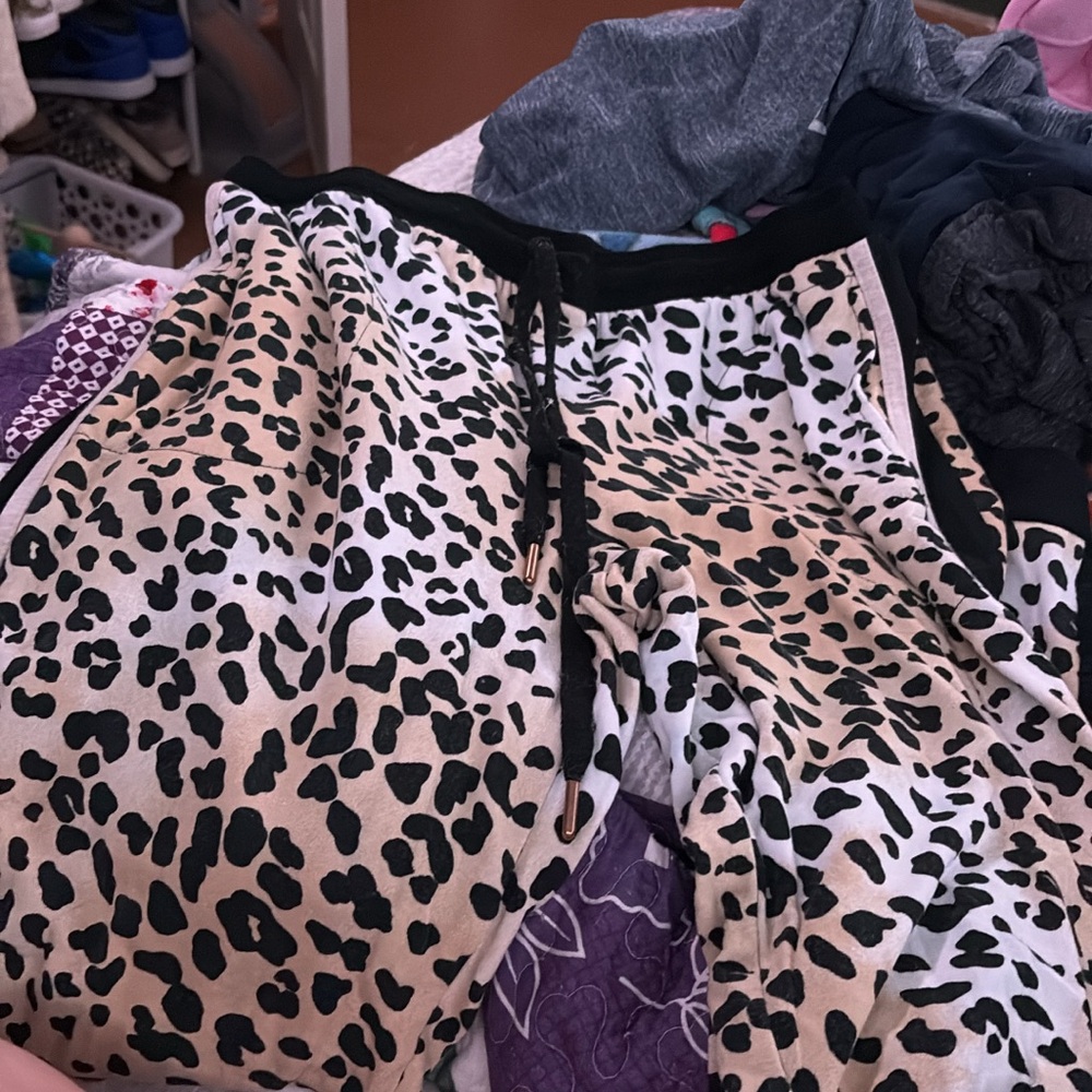 Leopard Print Joggers